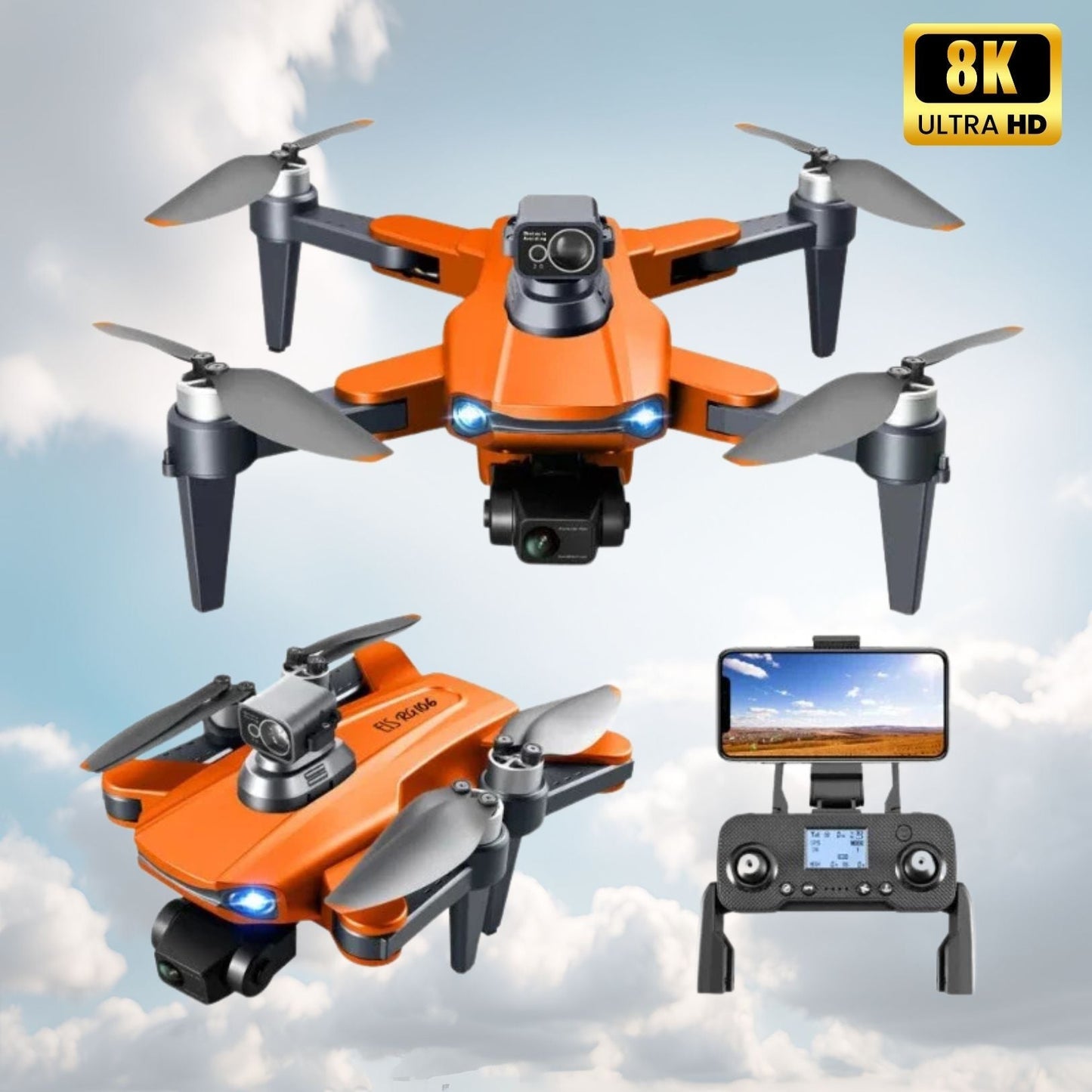 RG109 Pro Drohne – 8K Dualkamera, GPS & bürstenlose Motoren