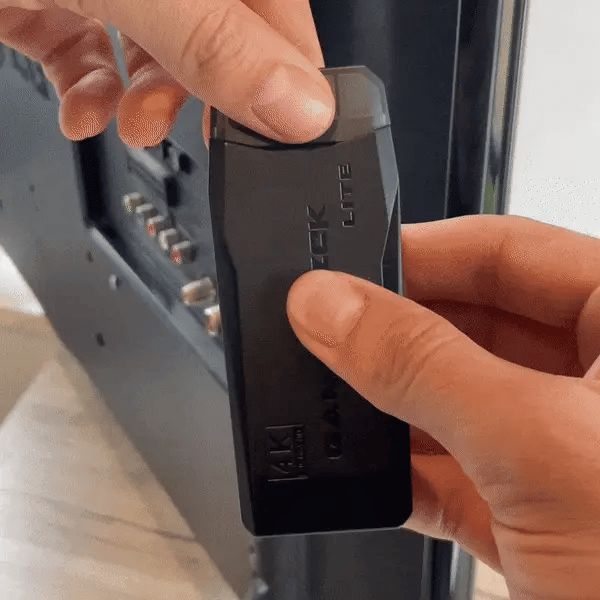 4K Retro Spielekonsole, Stick & Dual Wireless Controller Set