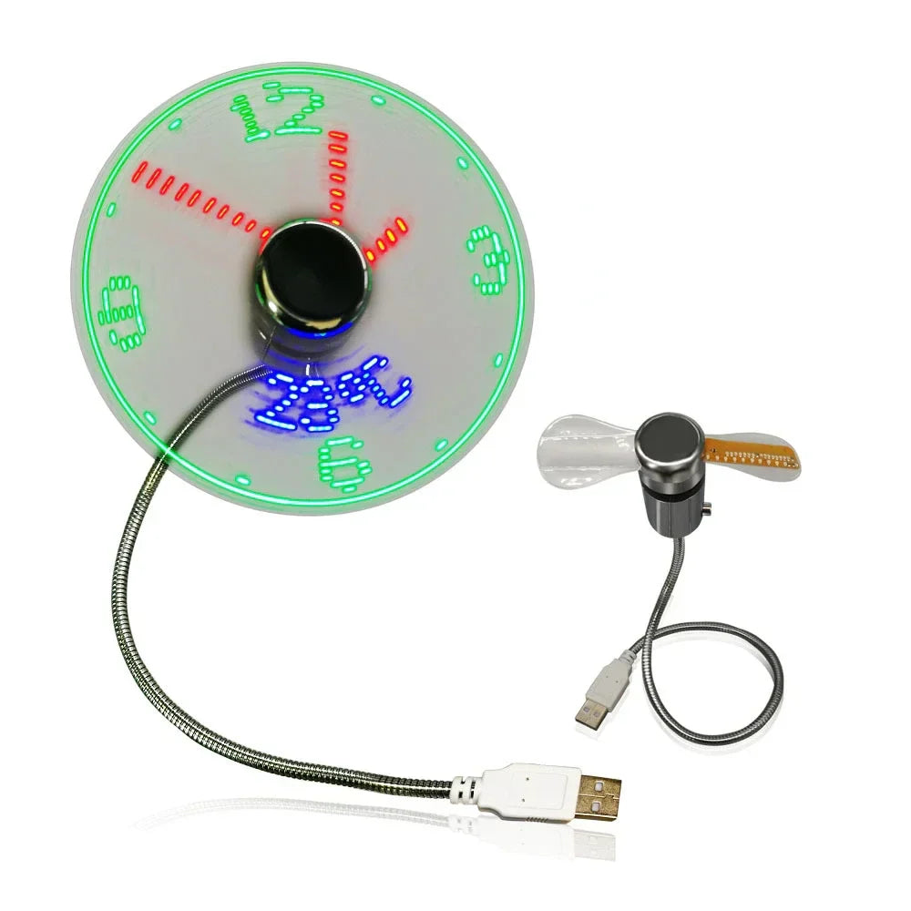kaufsy | USB LED Fan Uhr