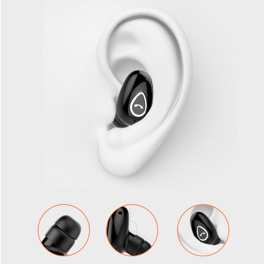 Bluetooth Ohrhörer, kabellos, Mini, unsichtbar, Single In-Ear