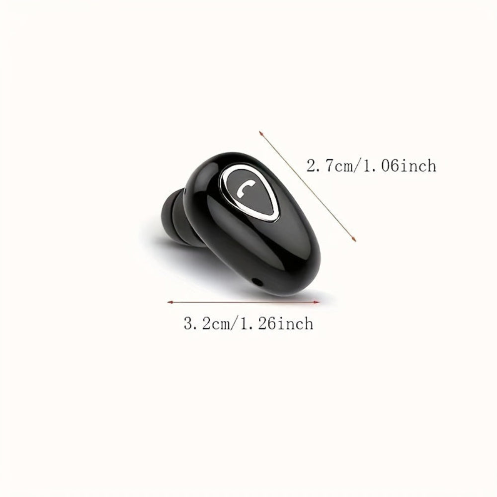 Bluetooth Ohrhörer, kabellos, Mini, unsichtbar, Single In-Ear
