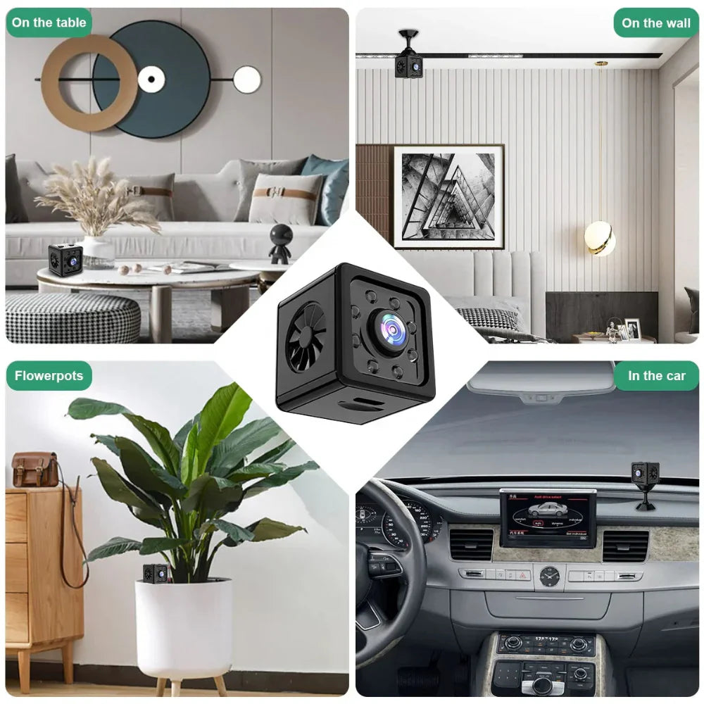 Überwachungskamera 1080p, kabellos, WiFi, Mini CCTV IP Kamera