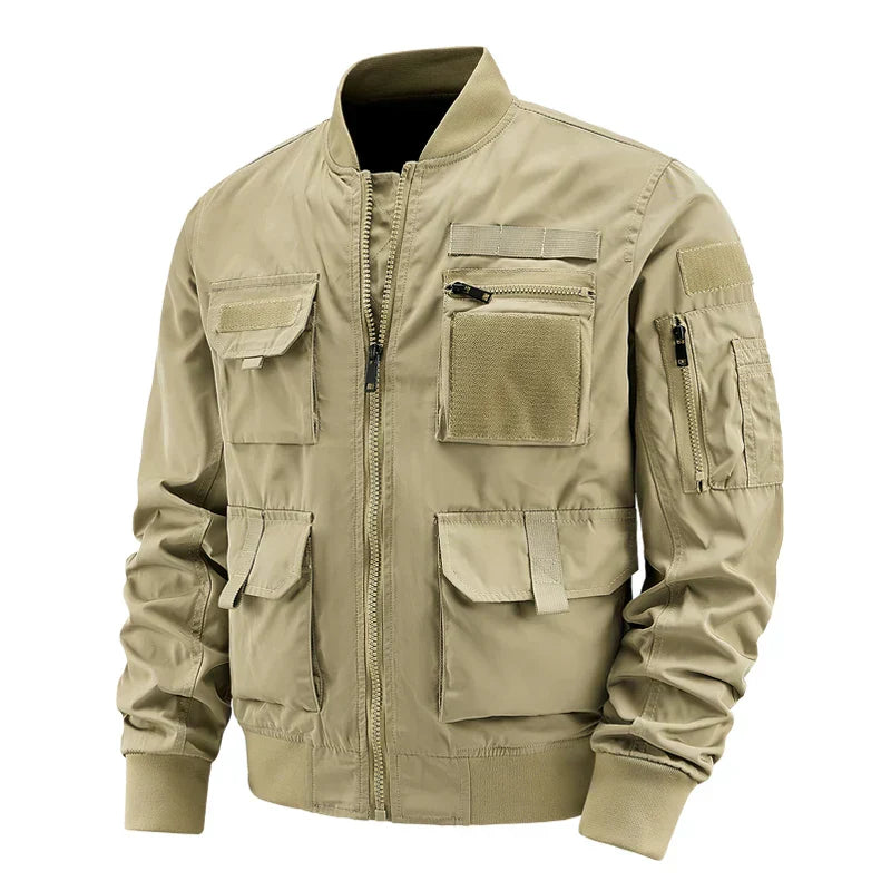 Funktionale Herren Cargo Jacke mit Multitaschen