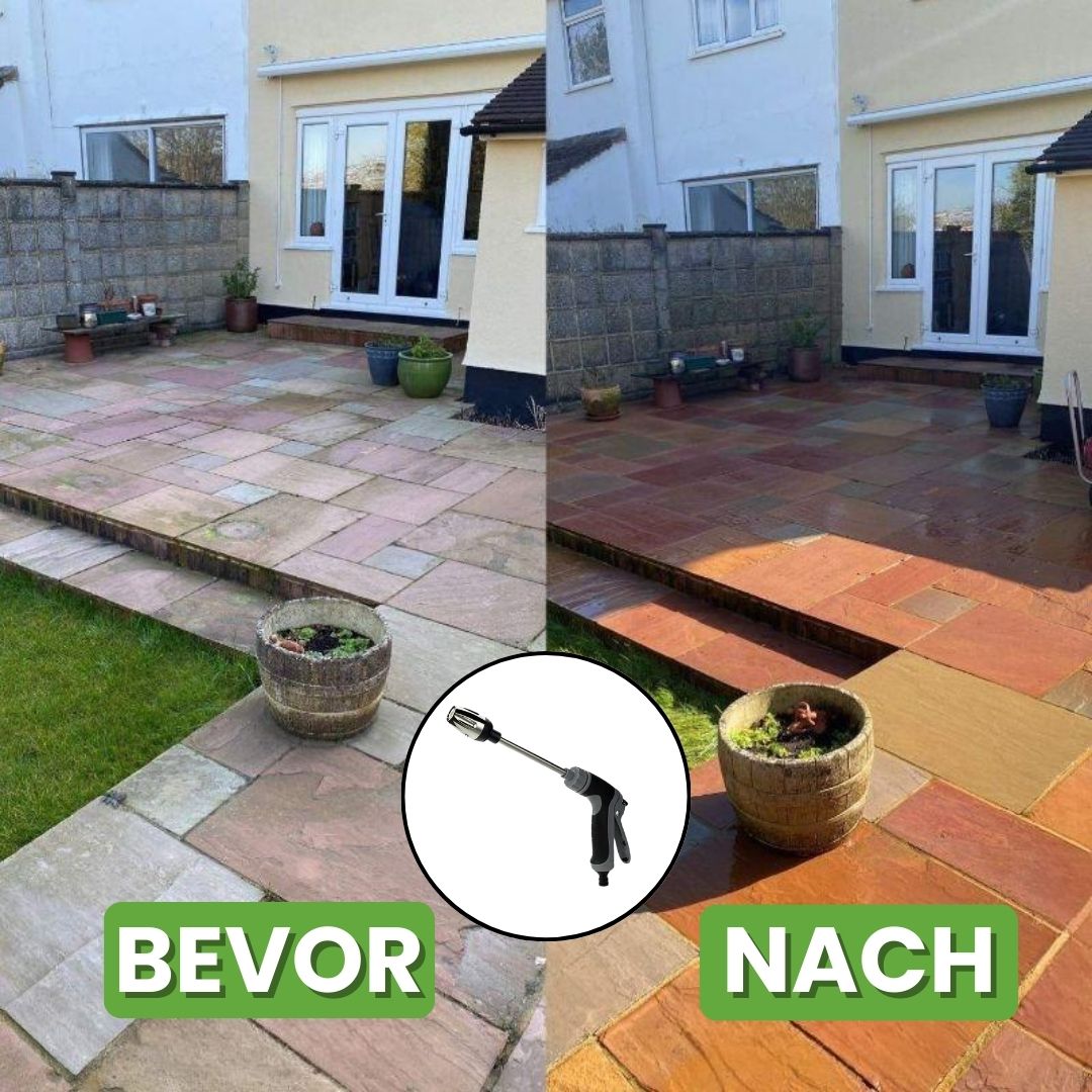 Turbowasher - Power-Hochdruckreiniger für jeden Gartenschlauch - Sonderaktion 1+1 Gratis