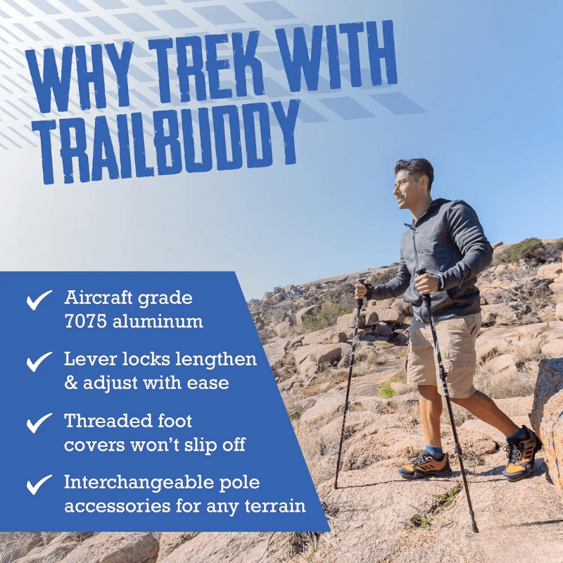 kaufsy | Faltbare Trekkingstöcke für Wandern & Outdoor-Abenteuer