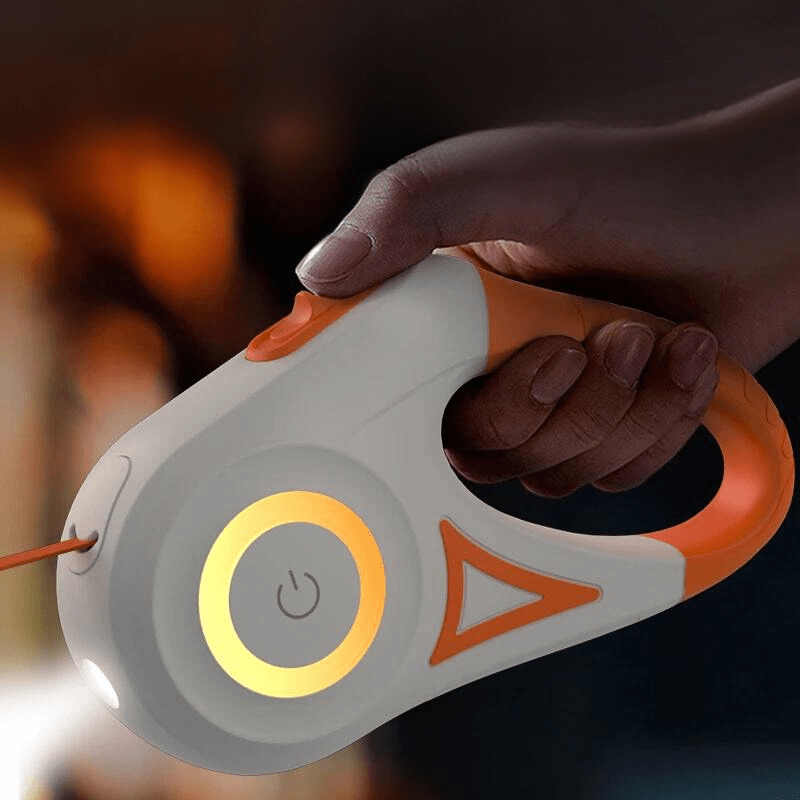 kaufsy | Leuchtende Hundeleine mit LED-Licht für sicheres Spazierengehen