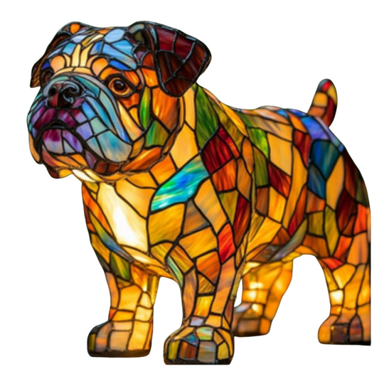 Hundelampe Gartenfigur Karl – Kreative LED-Lampe für Garten & Terrasse