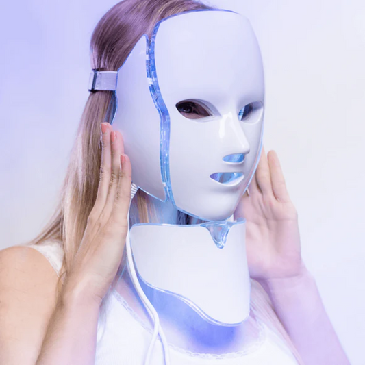 kaufsy | 7 Farben LED Photon Lichttherapie Maske - Gesichts- und Halsbehandlung