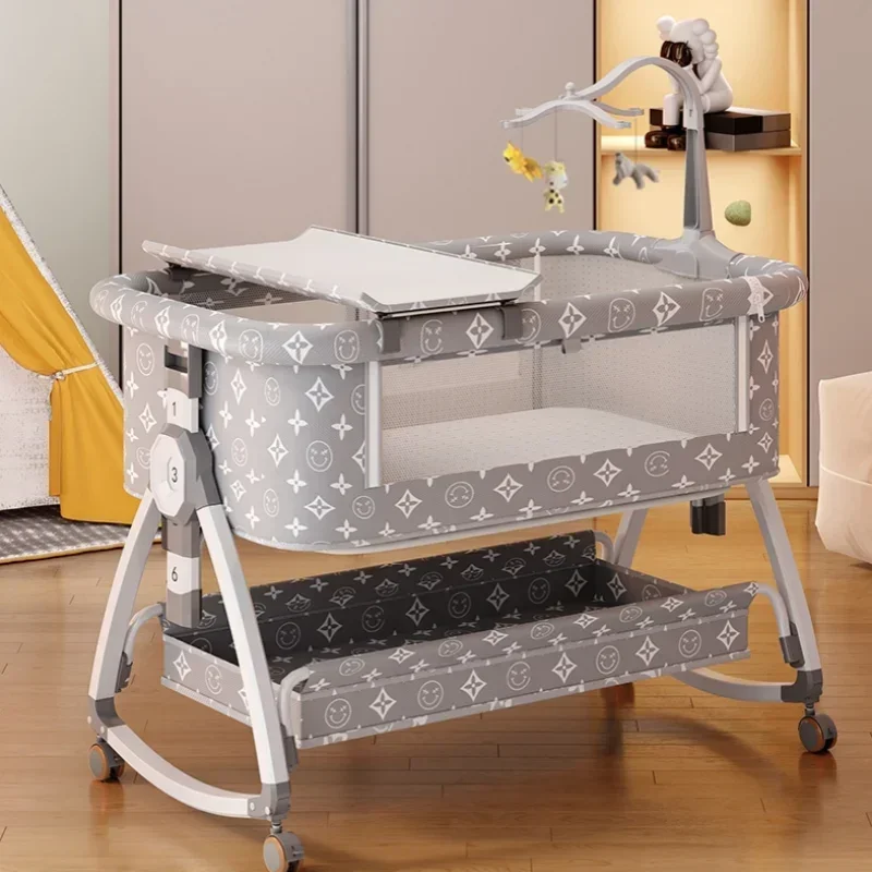 Nuvella – Verstellbares Babybett klappbar & sicher – Zuhause & unterwegs