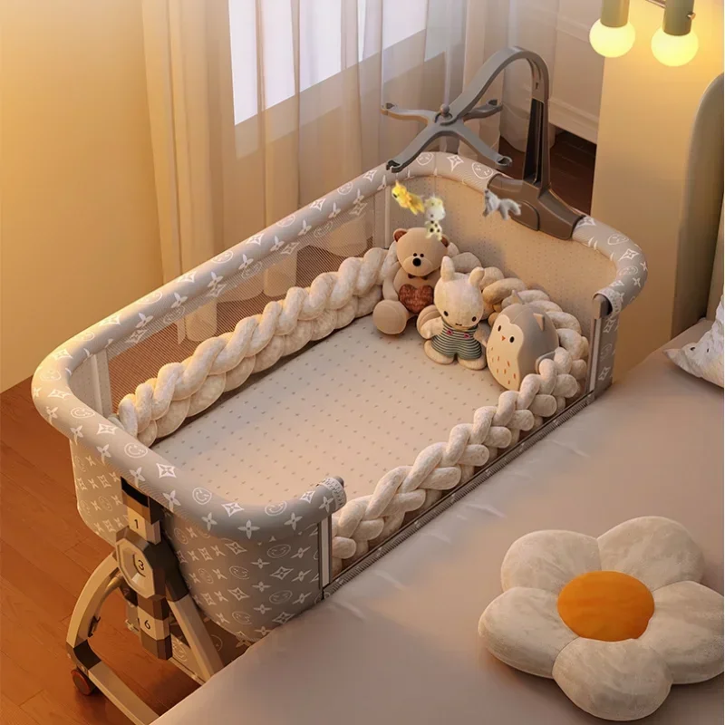 Nuvella – Verstellbares Babybett klappbar & sicher – Zuhause & unterwegs