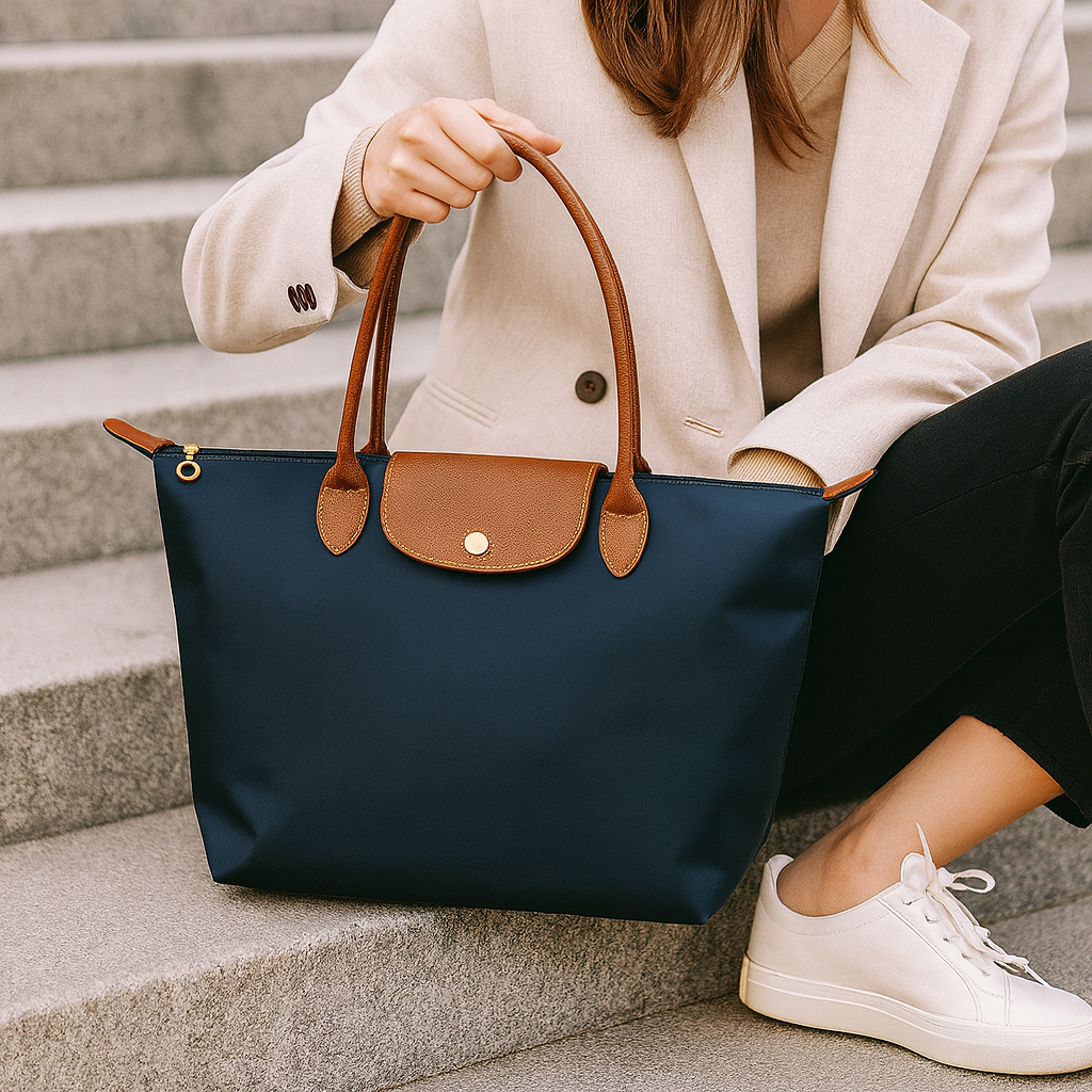 Damen große Reise-Schultertasche, Handtasche, geräumig & praktisch