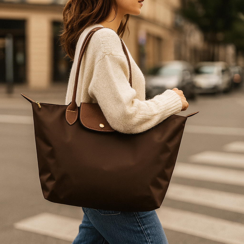 Damen große Reise-Schultertasche, Handtasche, geräumig & praktisch