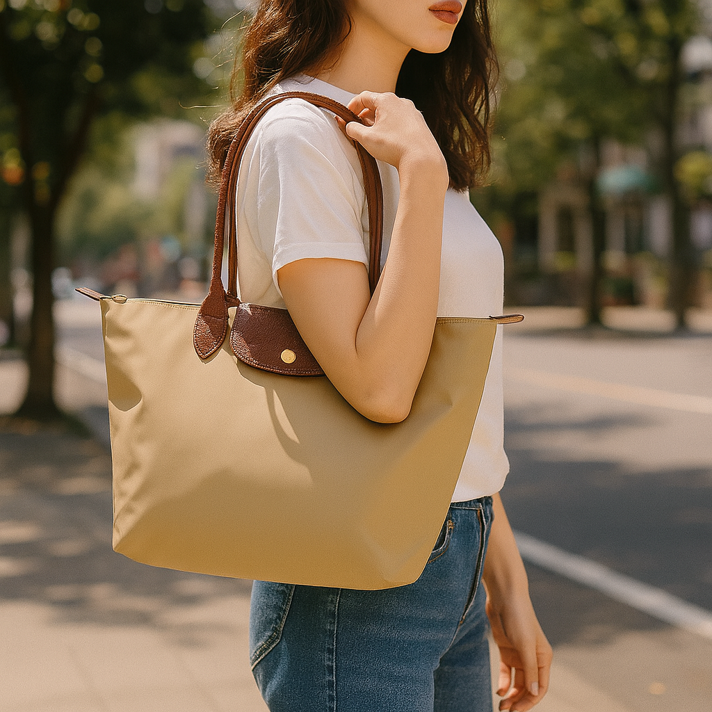 Damen große Reise-Schultertasche, Handtasche, geräumig & praktisch