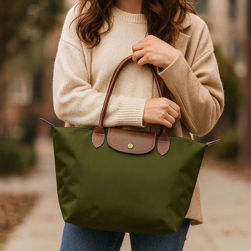 Damen große Reise-Schultertasche, Handtasche, geräumig & praktisch