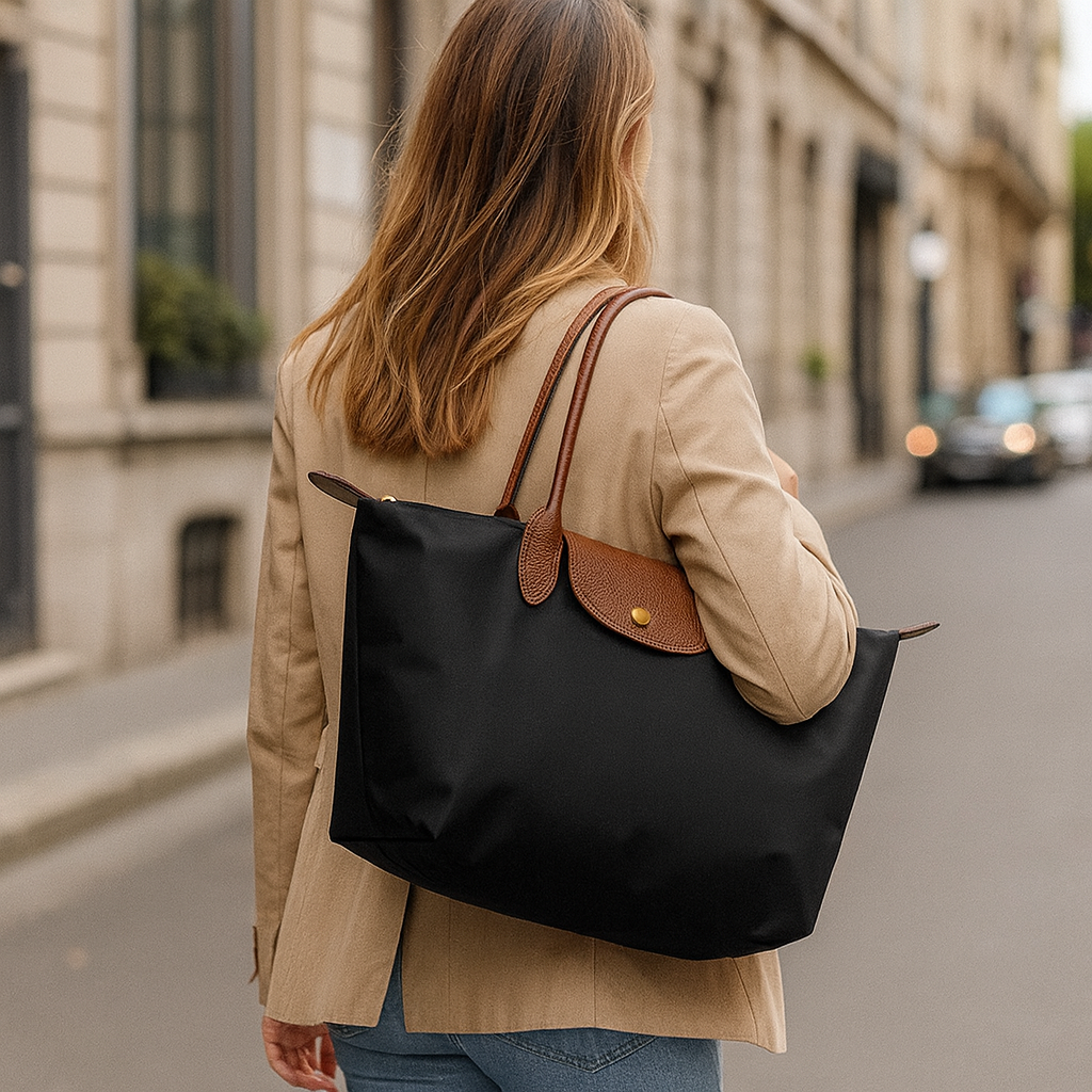 Damen große Reise-Schultertasche, Handtasche, geräumig & praktisch