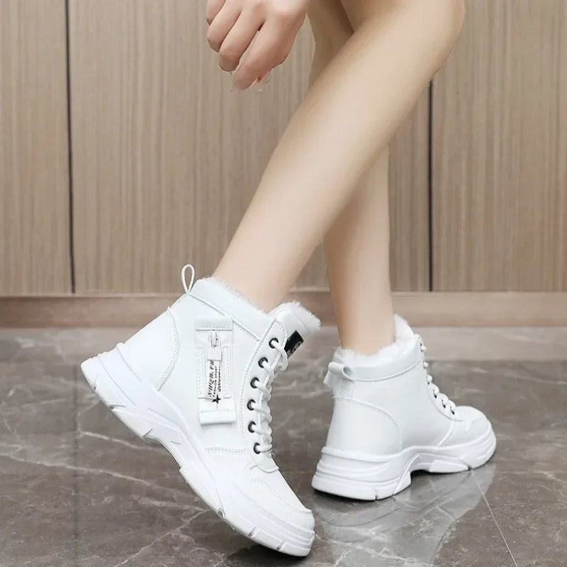 Nordessa – Damen Winterstiefel wasserdicht mit warmem Futter und Plattform