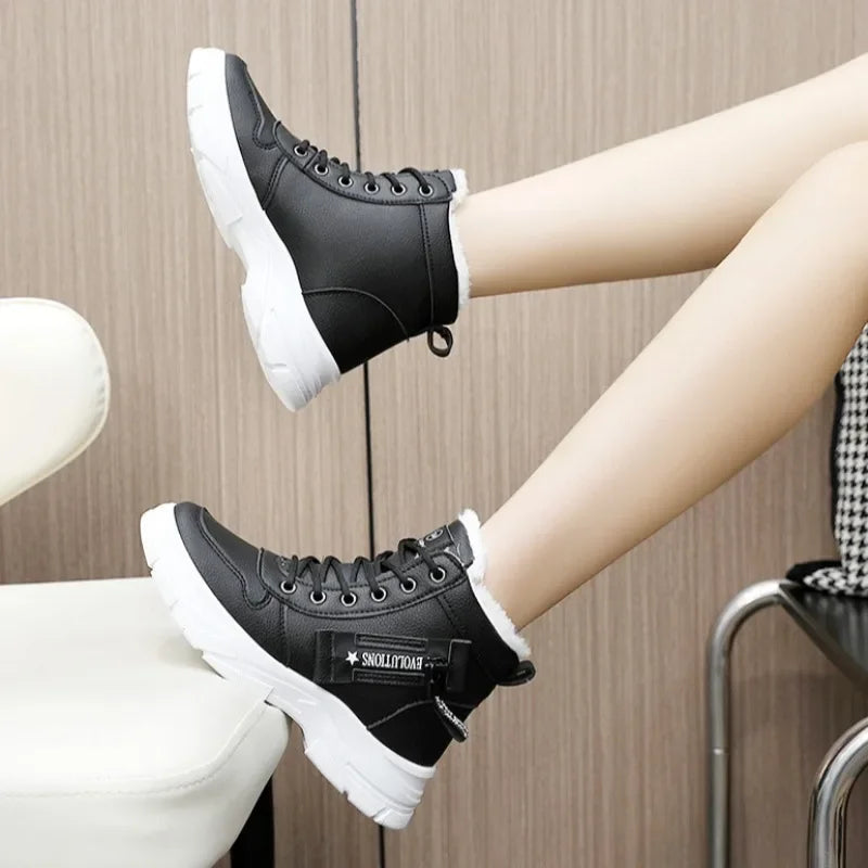 Nordessa – Damen Winterstiefel wasserdicht mit warmem Futter und Plattform