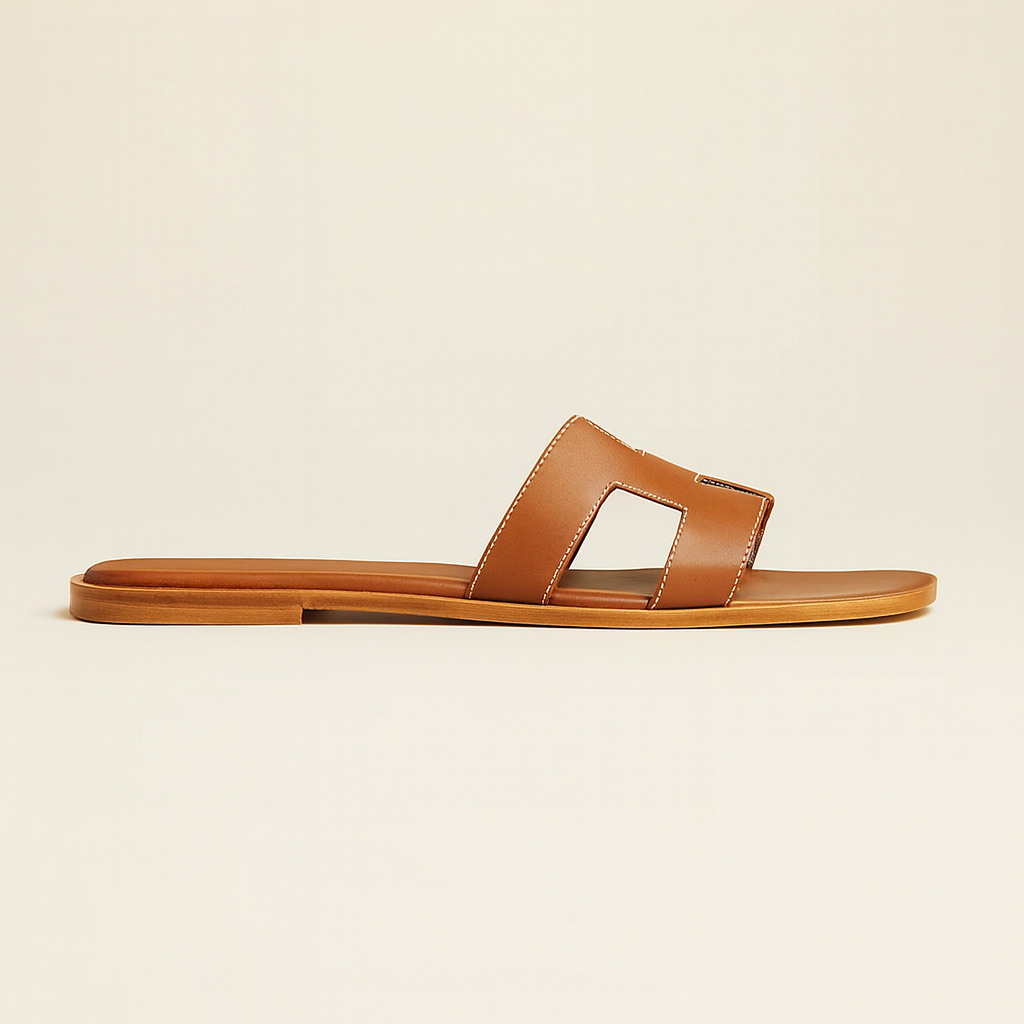 Damen Slip-On Sandalen, flach, bequem, Sommer Schuhe