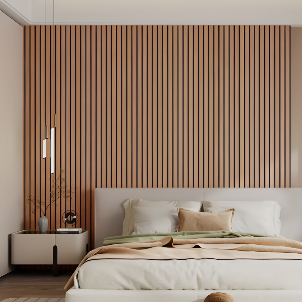 WoodLuxe - Selbstklebende 3D-Holz-Wandpaneele für moderne Innenräume