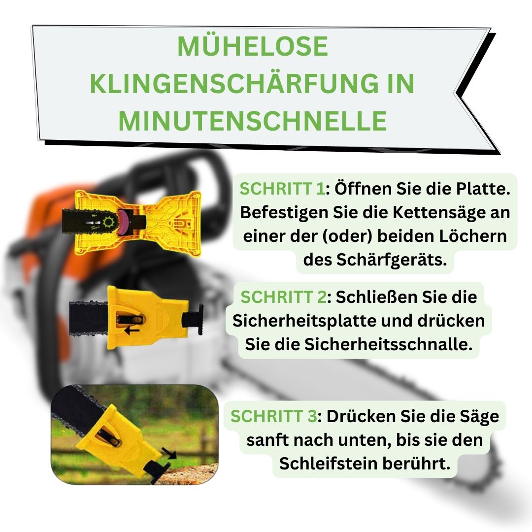 UltraSaw - Kettenschärfer für jede Kettensäge