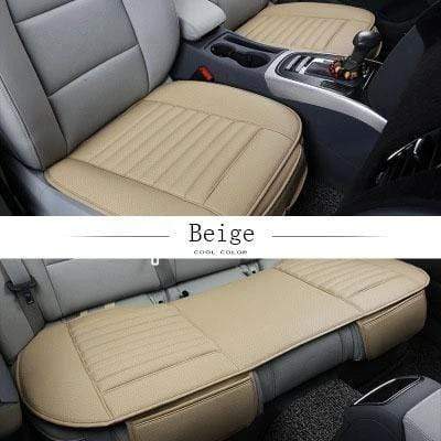 kaufsy | Leder Bambuskohle Autositzkissen-Geruchsabsorbierend (Vier Jahreszeiten Universal)