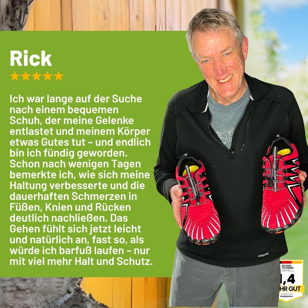 AeroX Pro - ergonomischer schmerzlindernder Barfußschuh - Sonderaktion 1+1 Gratis
