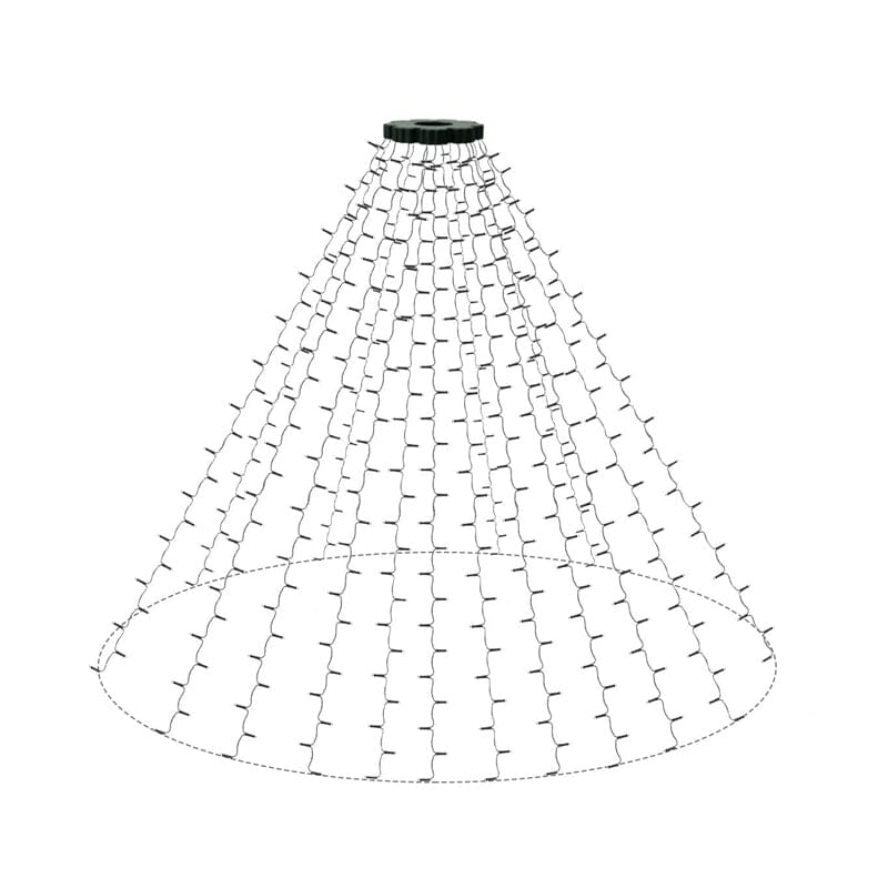 kaufsy | Weihnachtsbaum Wasserfalllichter mit Ring