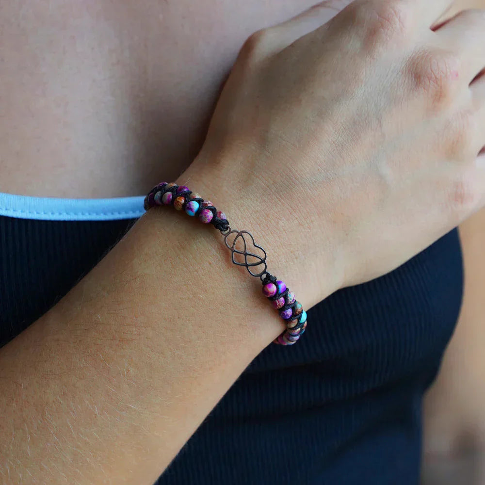 To My Daughter – Love You Forever Halskette – Geschenk für Tochter – Schwarzes Design mit Zirkonia