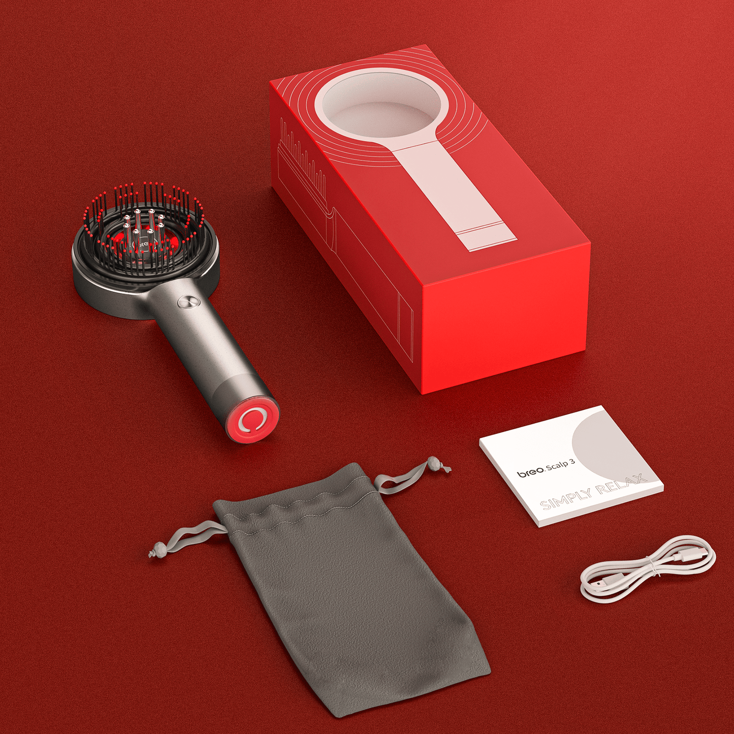 Scalpora – Entspannende Kopfhautbürste für glänzendes, gepflegtes Haar