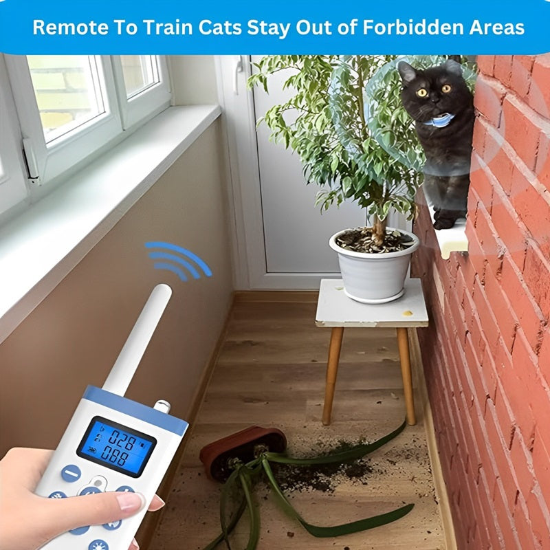 kaufsy | Katzen-Schockhalsband mit Fernbedienung für effektive Miaukontrolle