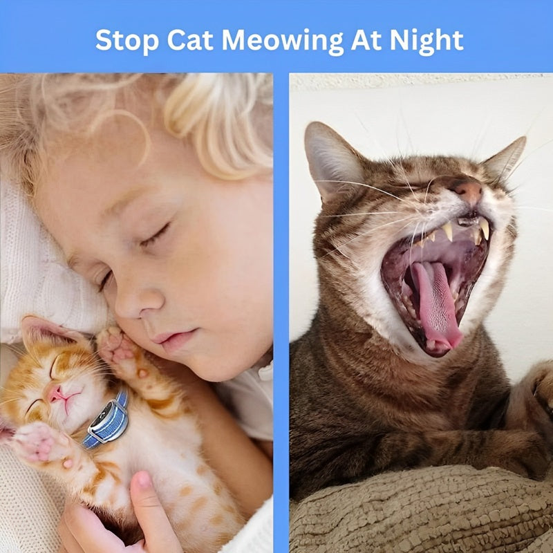 kaufsy | Katzen-Schockhalsband mit Fernbedienung für effektive Miaukontrolle