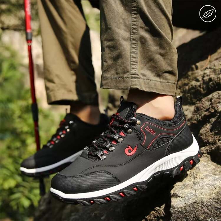 Leichte Wanderschuhe für Herren, atmungsaktiv, Anti-Rutsch, Fußstütze