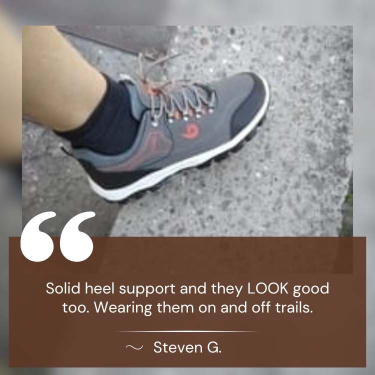 Leichte Wanderschuhe für Herren, atmungsaktiv, Anti-Rutsch, Fußstütze