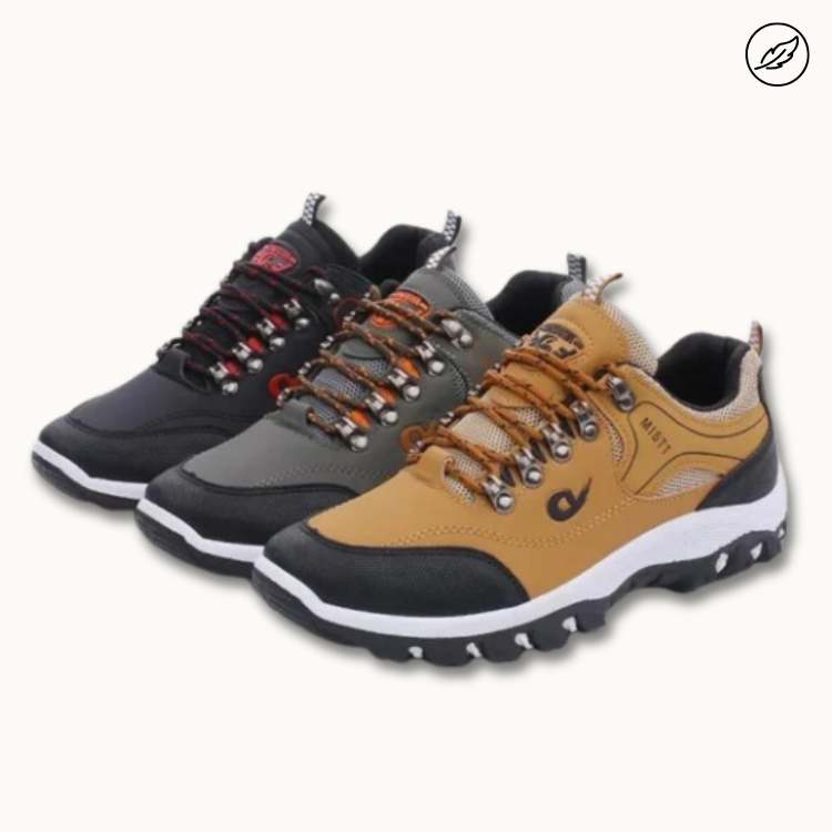 Leichte Wanderschuhe für Herren, atmungsaktiv, Anti-Rutsch, Fußstütze