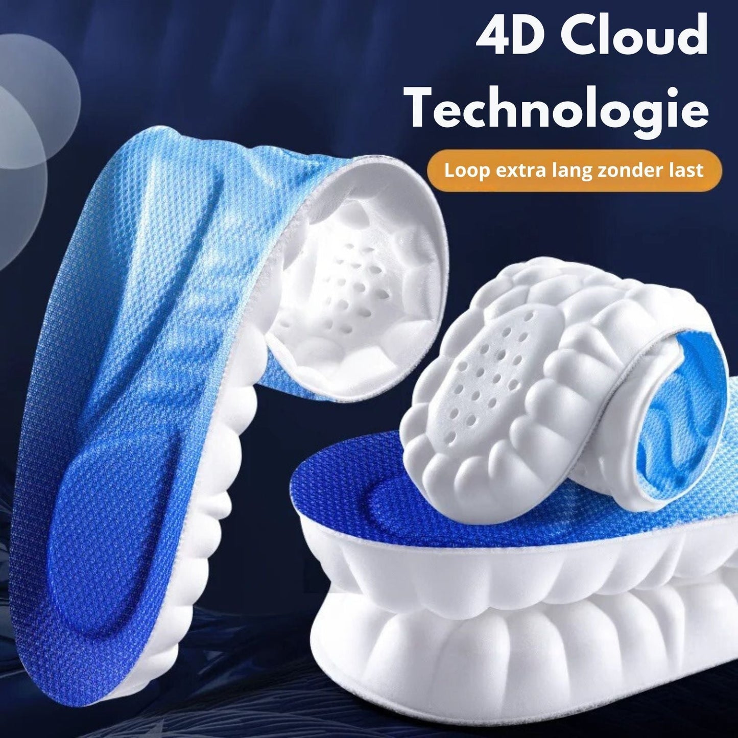 Cloudzool – Einlegesohlen 4D Dämpfung & Stütze – Alltag & Sport