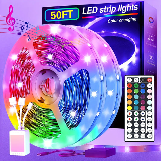 LED Strip Lights, Farbwechsel, App-Steuerung