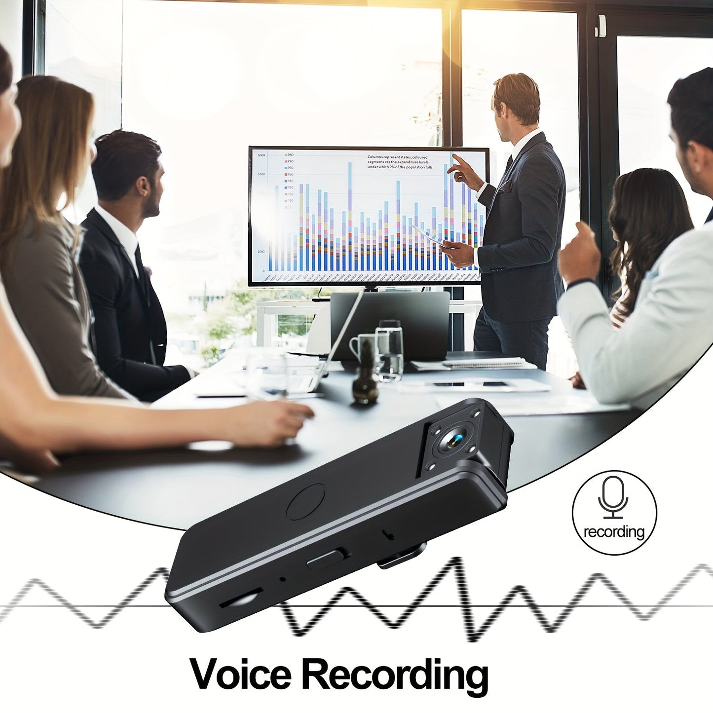 Mini Kamera mit Clip, tragbar, für Videoaufnahmen