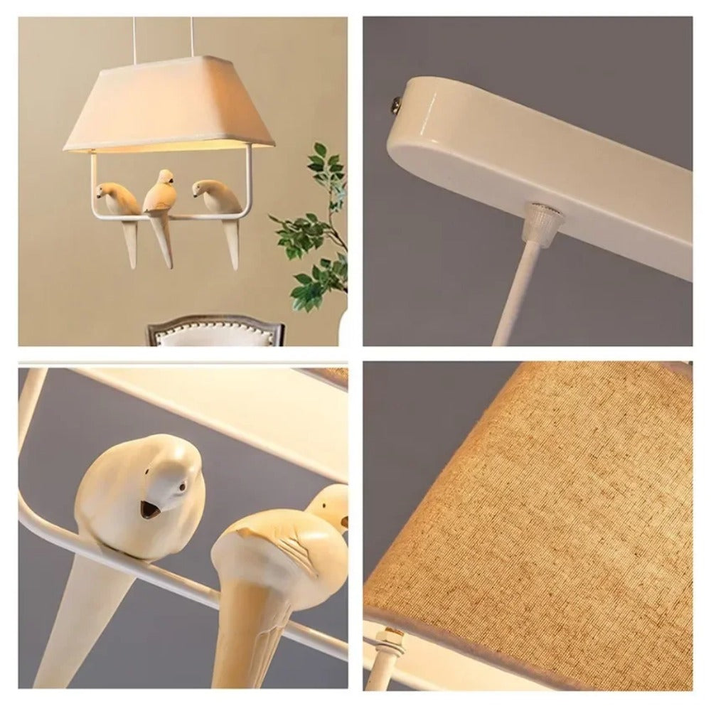 NestCeiling Lampe, skandinavischer Rattan Pendelleuchte, Wohnzimmer