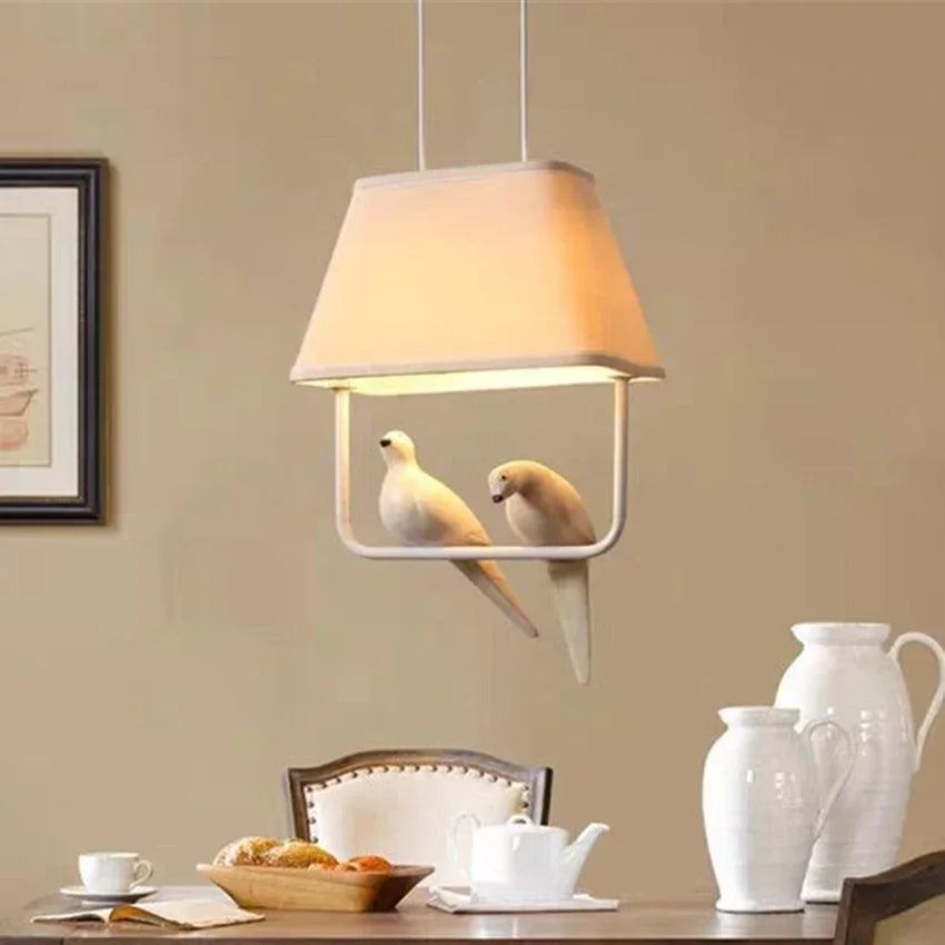 NestCeiling Lampe, skandinavischer Rattan Pendelleuchte, Wohnzimmer