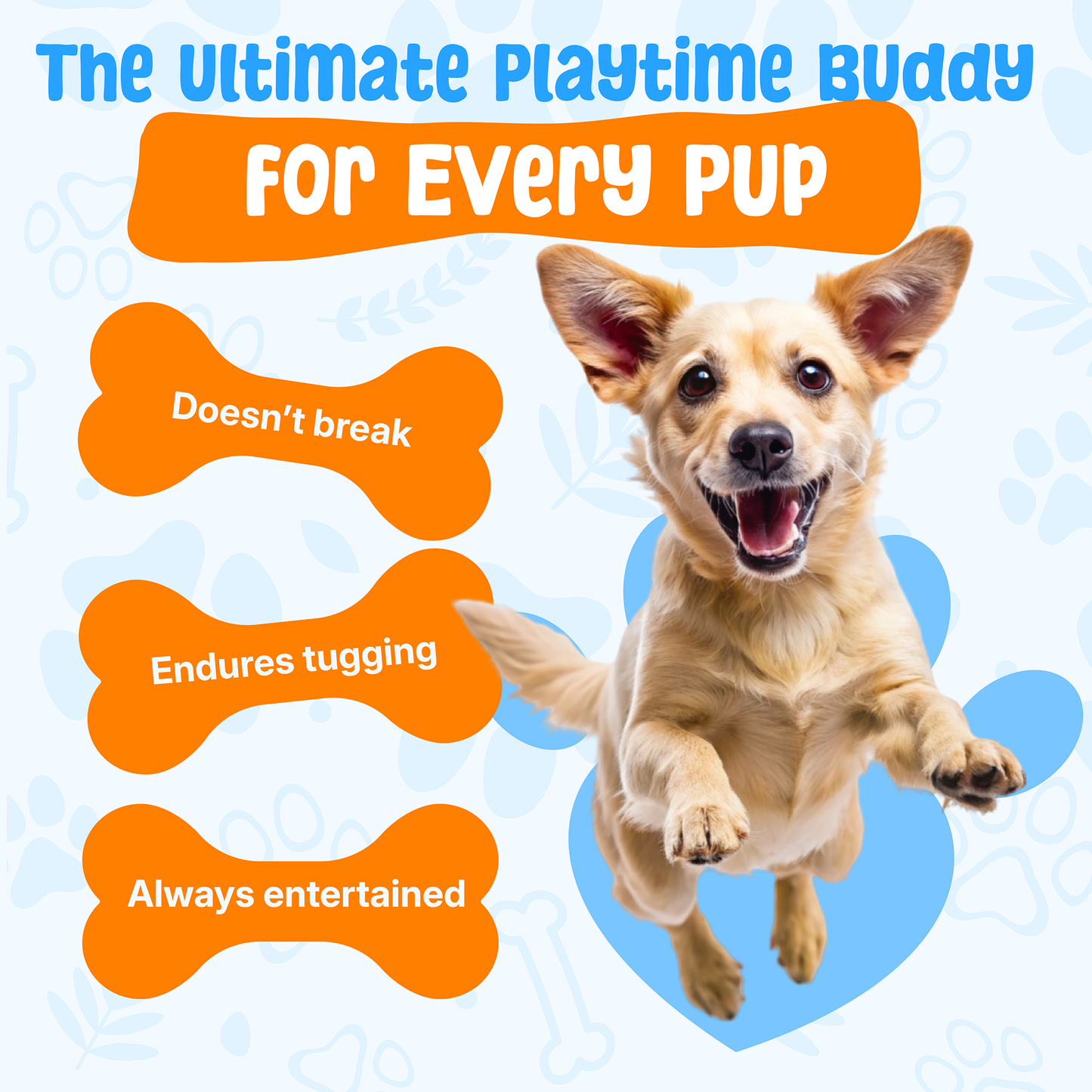 Hundespielzeug, weicher Plüsch-Enten-Kauspielzeug