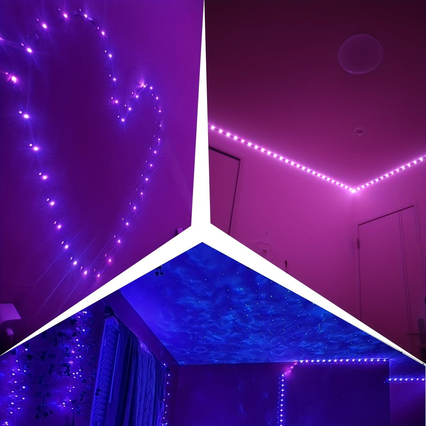 LED Strip Lights, Farbwechsel, Musik-Synchronisation