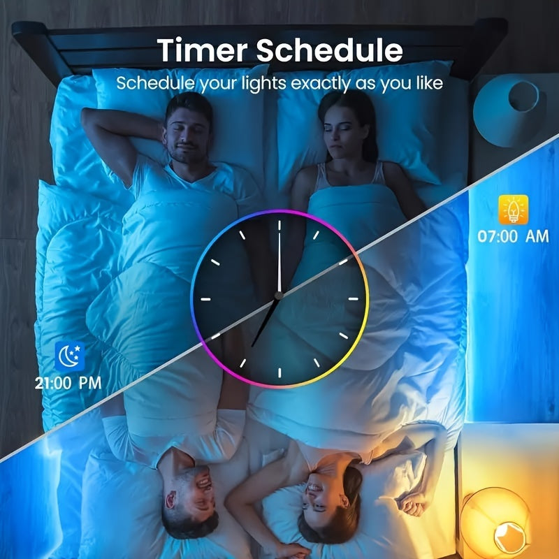 LED Strip Lights, Farbwechsel, Musik-Synchronisation