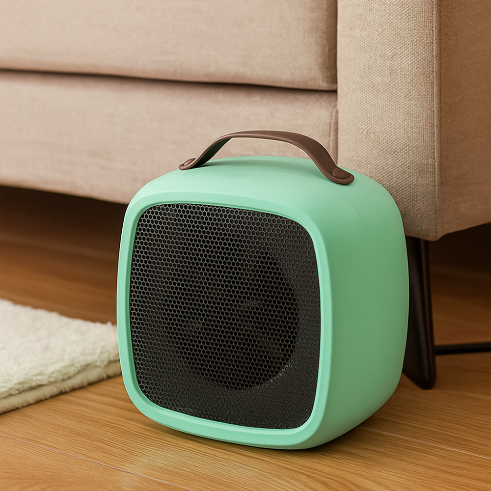 Tragbarer Elektroheizer, Indoor, leise, energieeffizient, kompakt