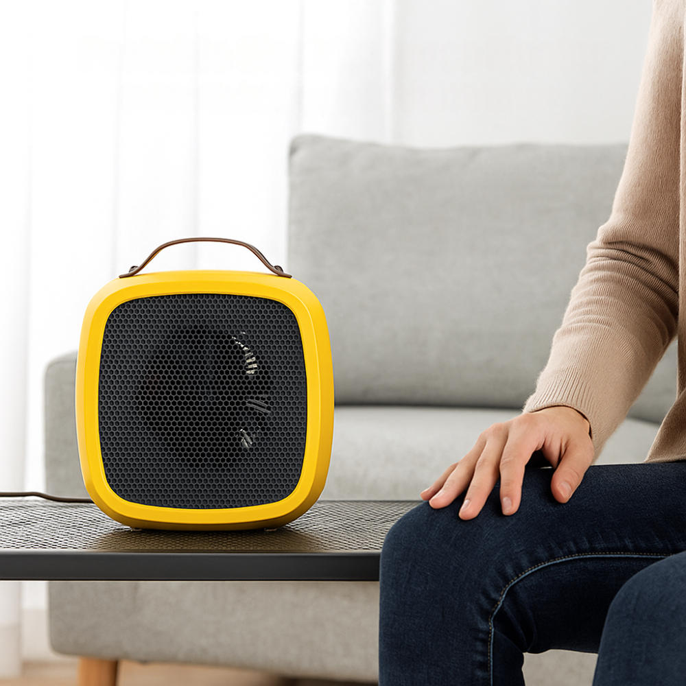 Tragbarer Elektroheizer, Indoor, leise, energieeffizient, kompakt