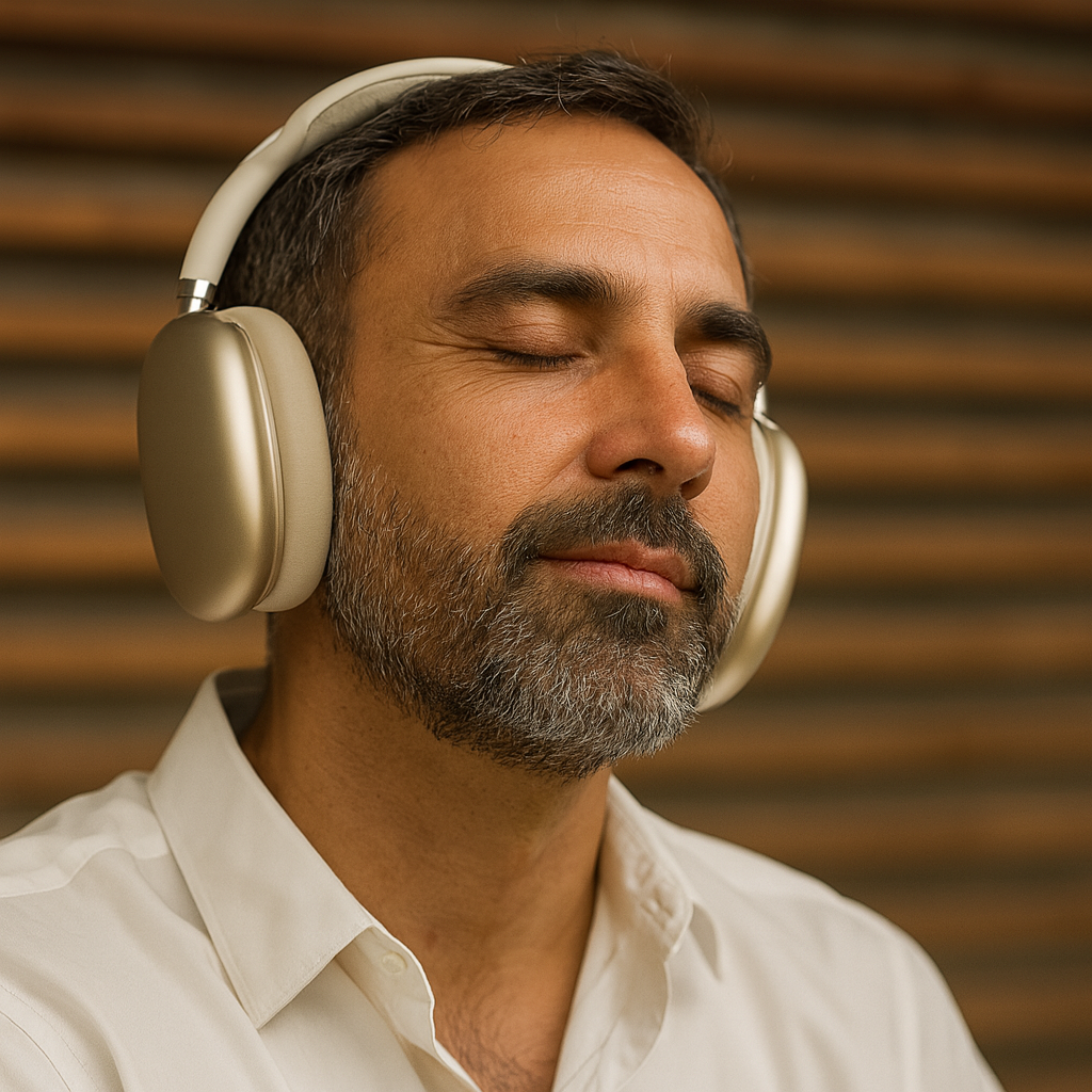 Over-Ear kabellose Kopfhörer, Noise Cancelling, komfortabel