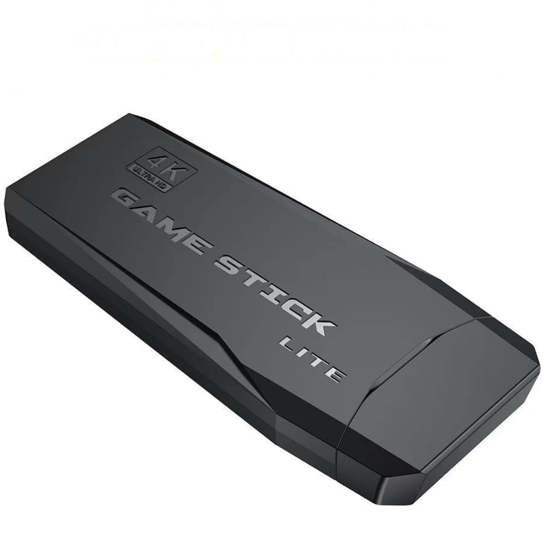 4K Retro Spielekonsole, Stick & Dual Wireless Controller Set