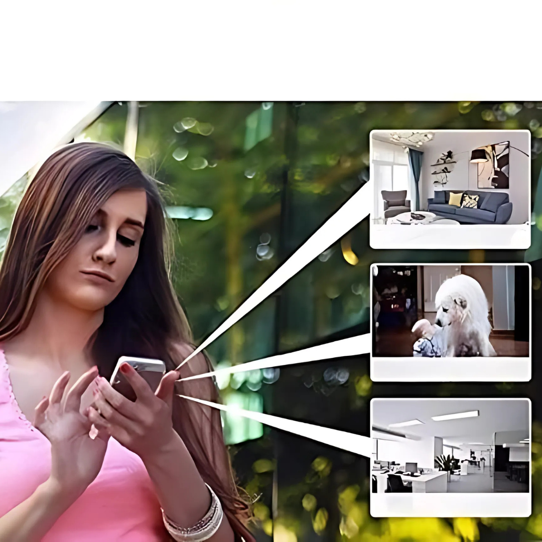 Mini Sicherheitskamera | Wifi | Drahtlos | Wiederaufladbar | 1080 HD – Crystalli