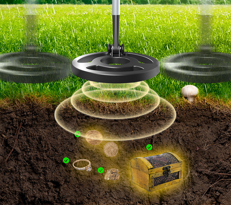 Metall Detektor, leicht, verstellbar, Schatzsuche für Kinder