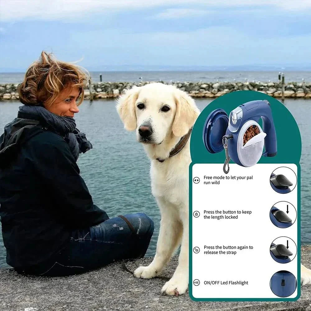 kaufsy | Verstellbare Hundeleine für Sicherheit & Komfort