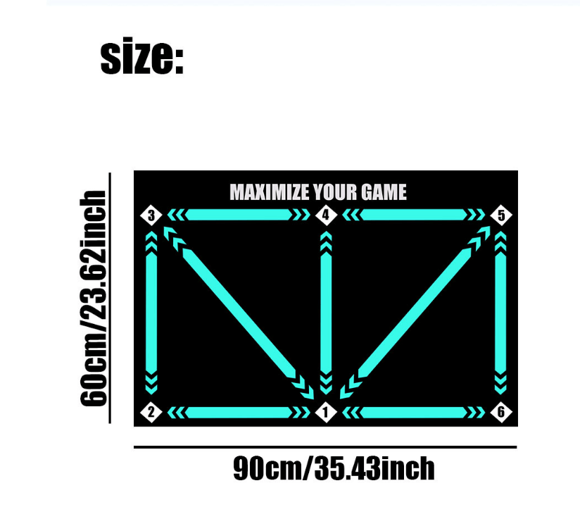 kaufsy | Rutschmatte Fußballtrainingsmatte - perfekt für effektives Training zu Hause